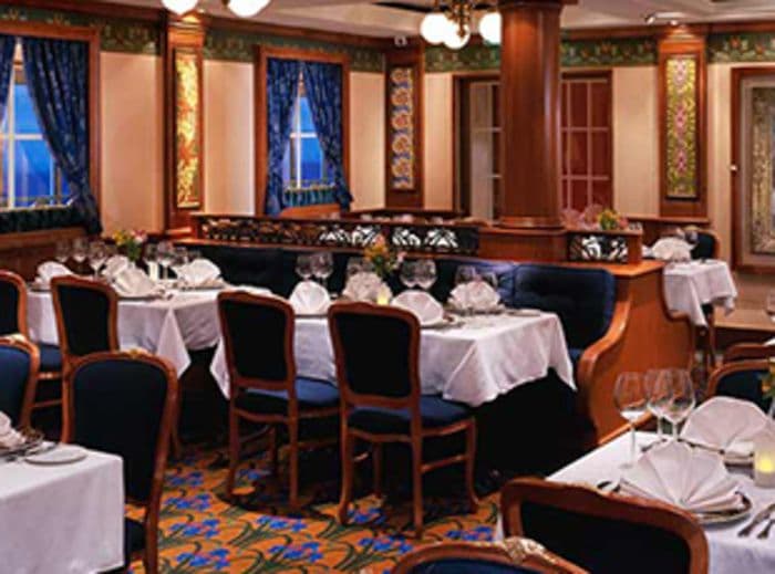 Norwegian Cruise Line Norwegian Dawn Interior Le Bistron French Restaurant.jpg